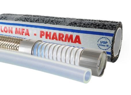 Teflonové hadice - PTFE, MFA, PFA, FEP